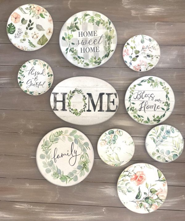 Botanical Home Wall Plates Collection