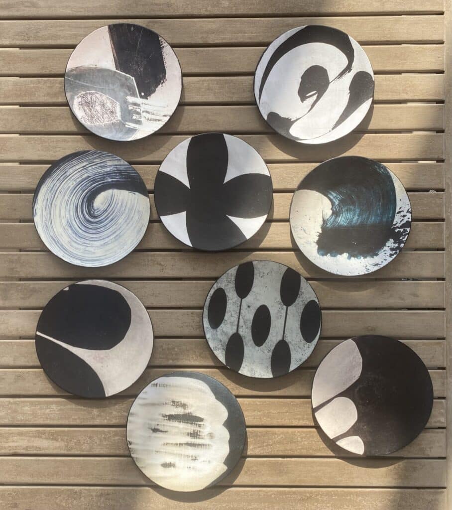 Abstract Art Wall Plates I Make This