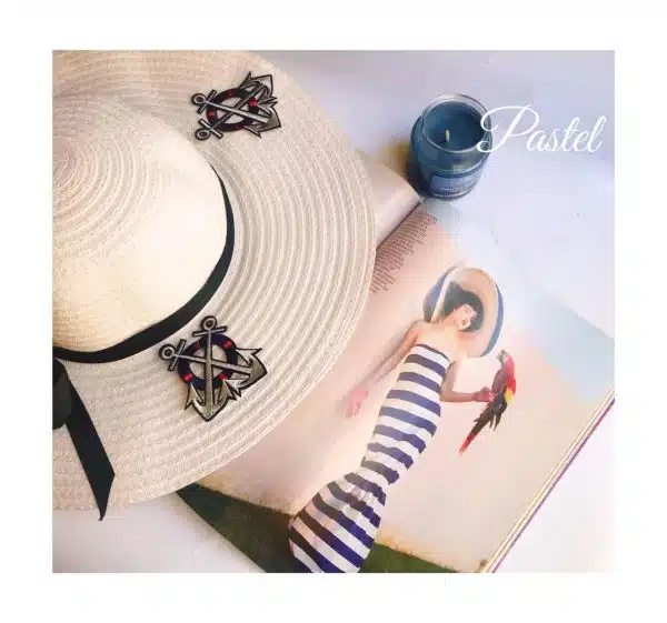 Nautical beach hat ⚓