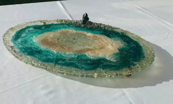 Bahgah Emerald Rectangular Platter