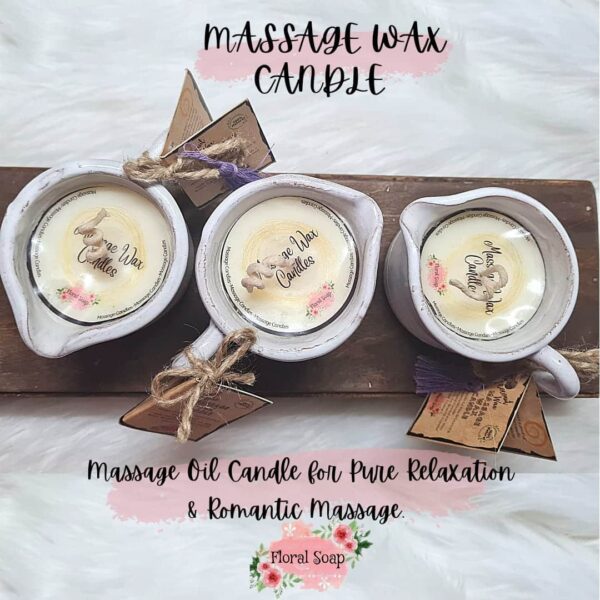 Massage wax candles