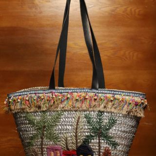 Handmade wicker bag