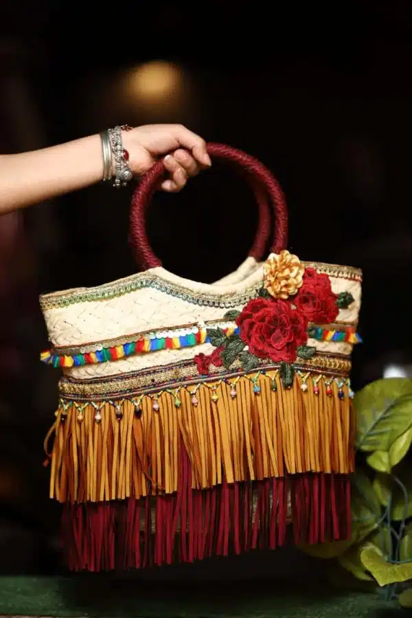Handmade wicker bag