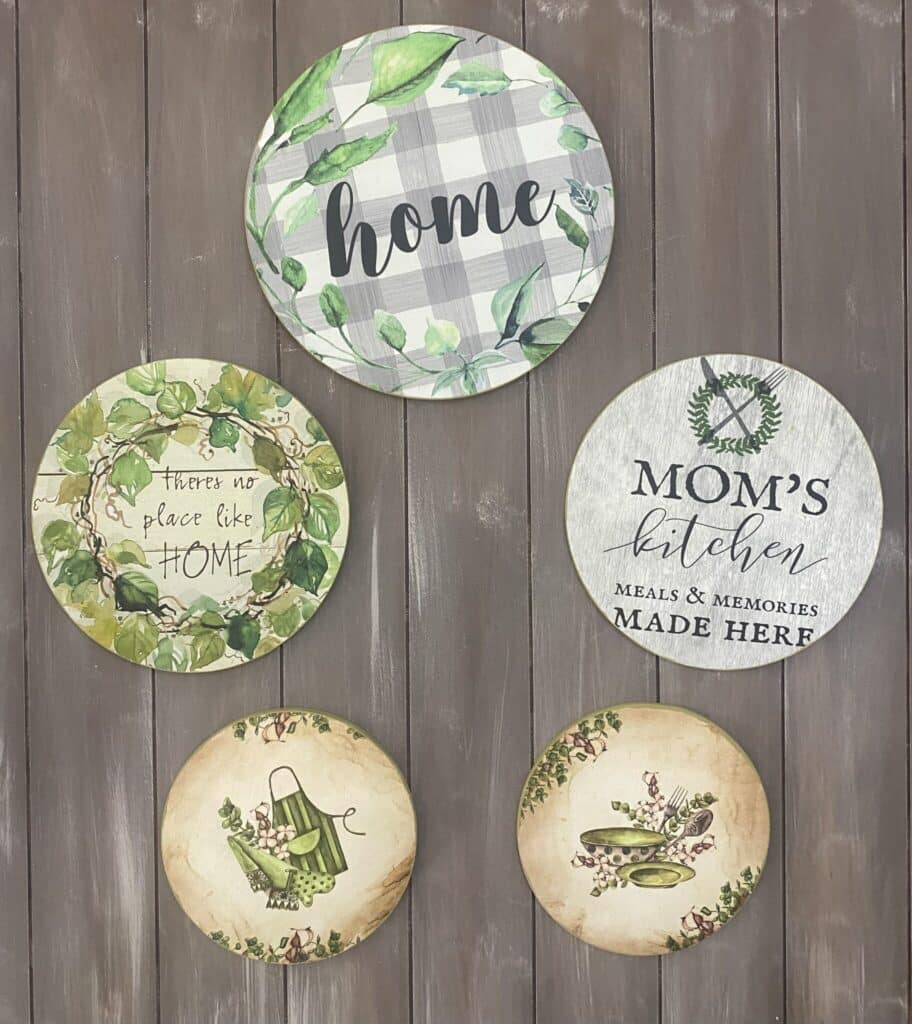 Farmhouse Style Kitchen Wall Plates - I Make This