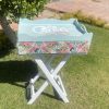 Vintage Blue Fleuri Coffee Corner