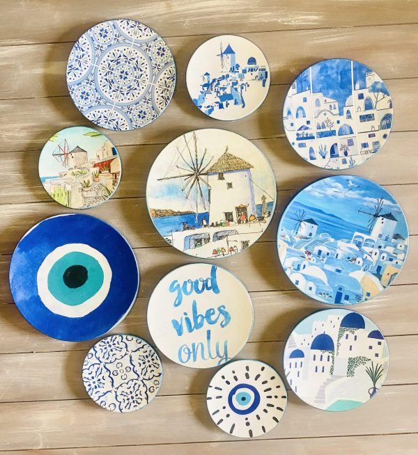 Decoupaged wall plates