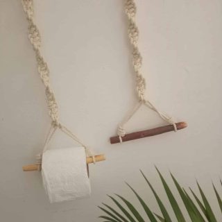 Macrame Tissue holder