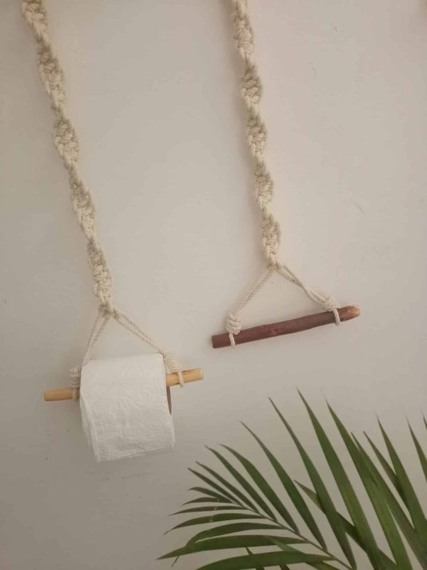 Macrame Tissue holder