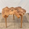 olive wood life edge coffee table