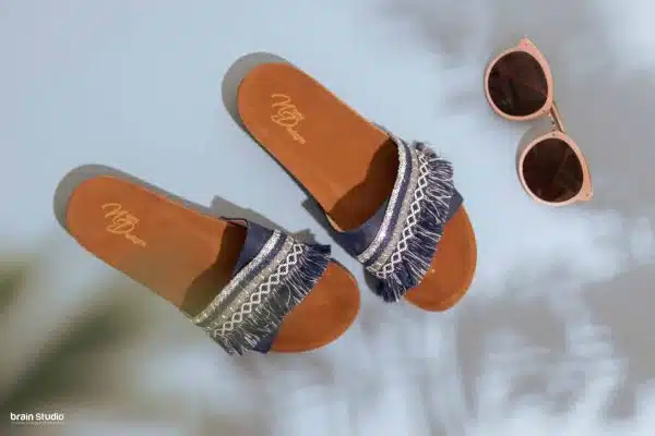 Blue slipper