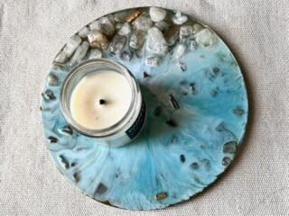 Handmade seascape platter