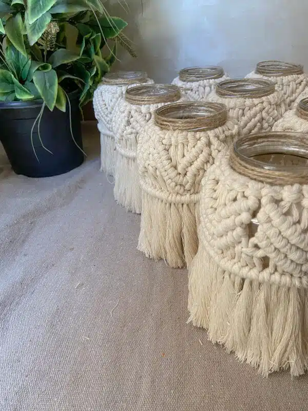 Macrame Jar