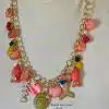 Red fish, coral necklace