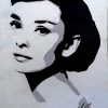 audrey hepburn pop art painting