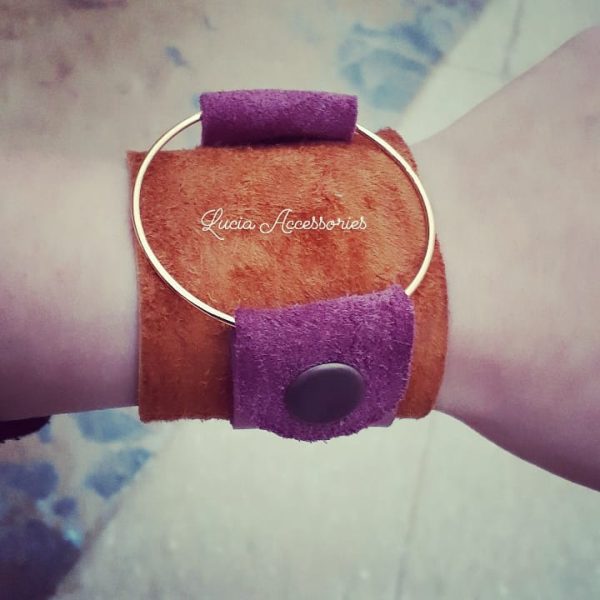 Genuine leather bracelet