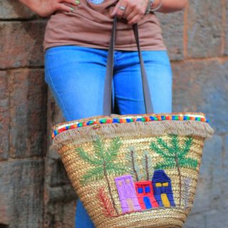 Handmade wicker bag