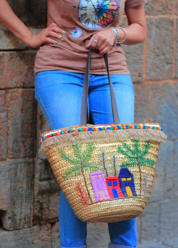 Handmade wicker bag