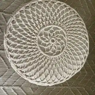 Cotton Macrame puff