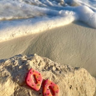 Polymer clay earrings