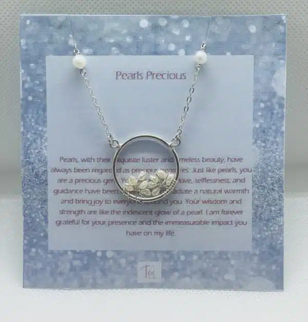 Pearl Precious Silver Necklace