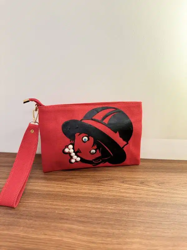 Red girl pouch