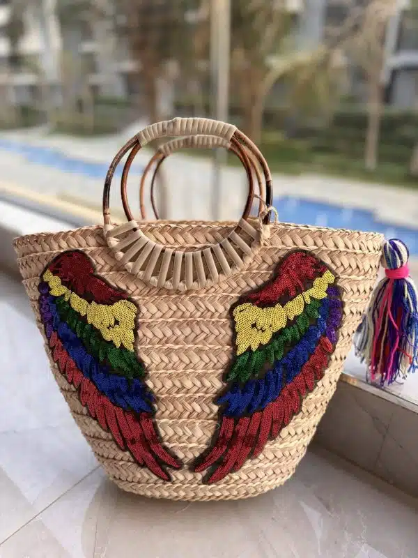 Colorful wings bag