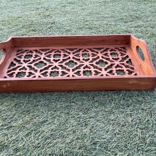 Ramadan wooden tray