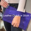 Genuine leather clutch