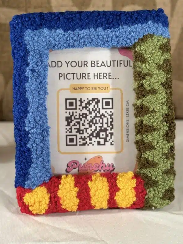 Tufted photo frame
