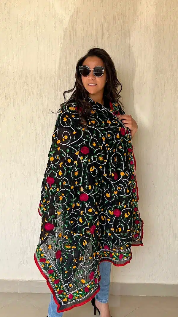 Black shawl