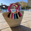 Colors straw bag