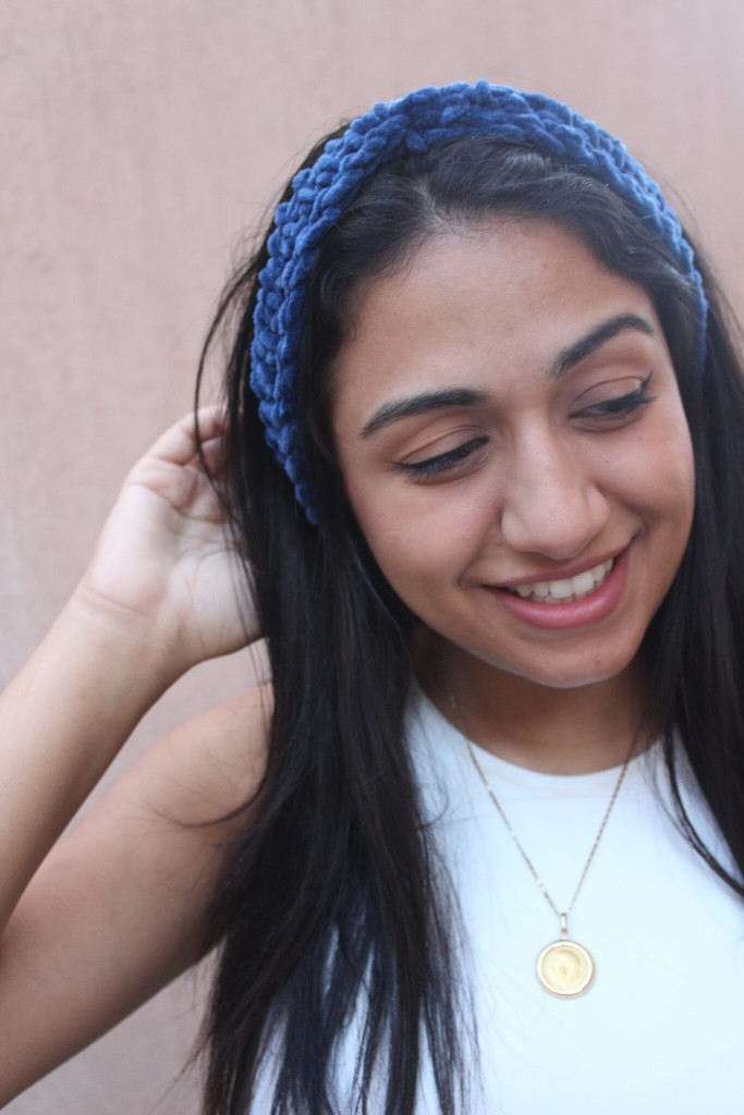 Navy Headband I Make This