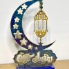 blue purple and gold ramadan decoration