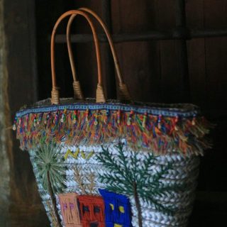 Handmade wicker bag