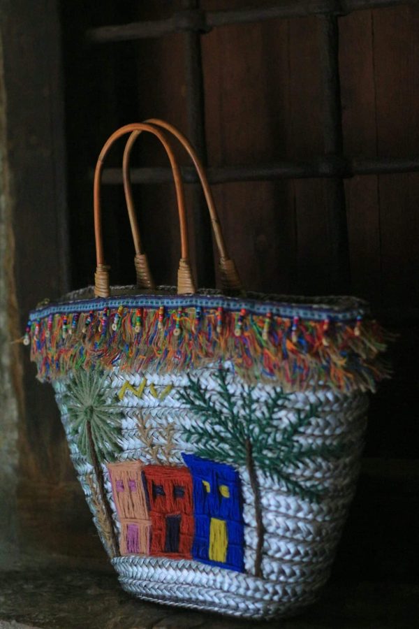 Handmade wicker bag