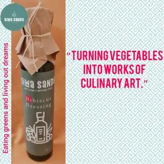 Hibiscus salad dressing