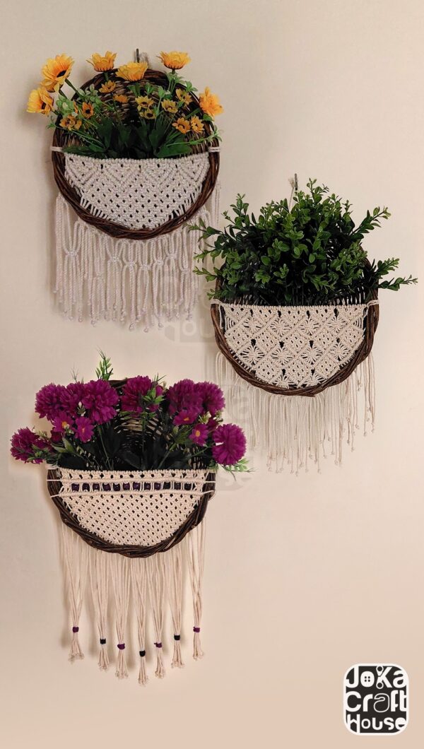 Macrame Plant Basket 1