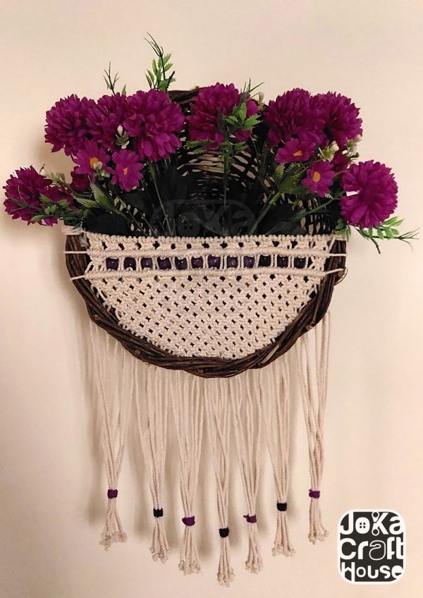 Macrame basket