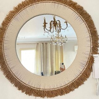 Macrame mirror