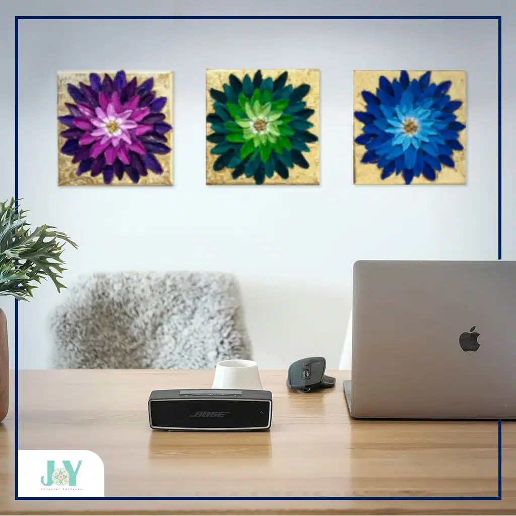 Texture Art Flowers set 1 Texture Art Flowers set