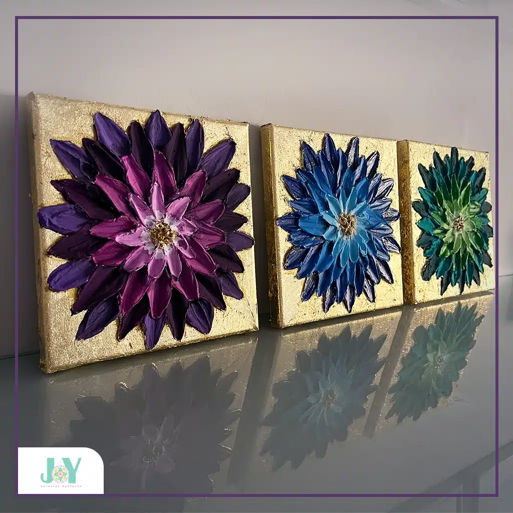 Texture Art Flowers set 9 Mock Up 2 2