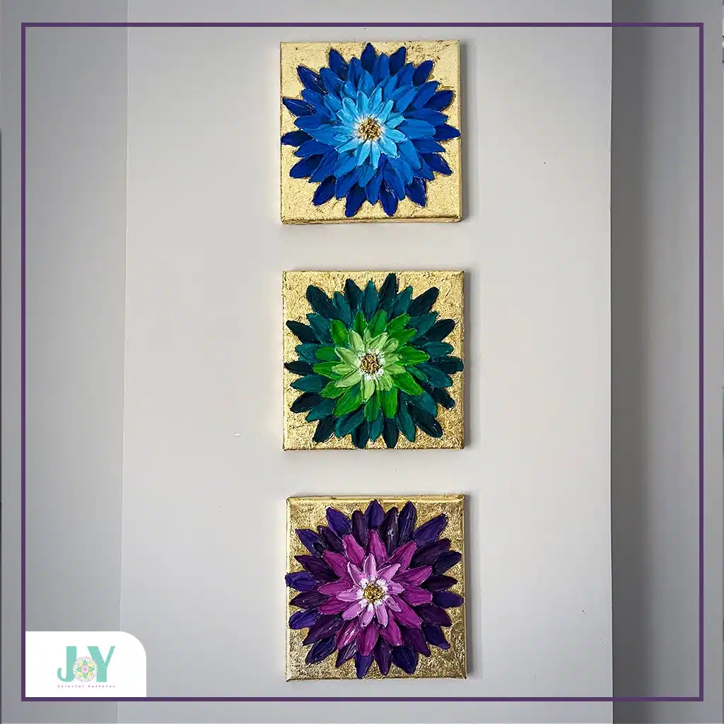 Texture Art Flowers set 10 Mock Up 3 2