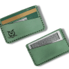 mint green card holder