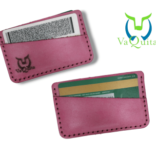 pink card holder