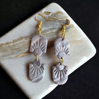 earrings, polymer clay