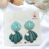 earrings, polymer clay, handmade