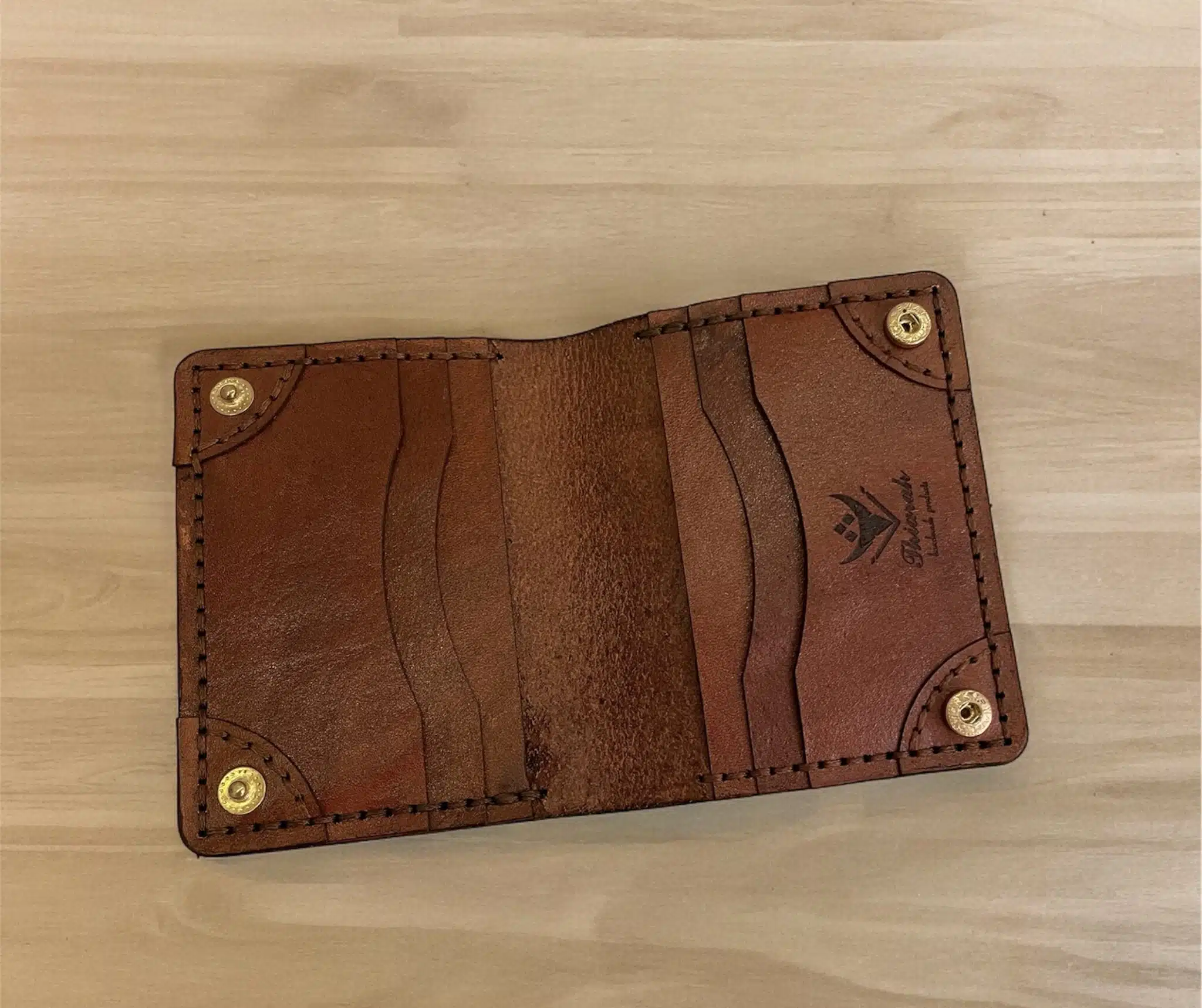 Handmade Genuine leather cards small wallet 1 Handmade Genuine leather cards small wallet