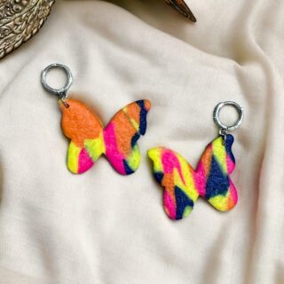 polymer clay , handmade, earrings