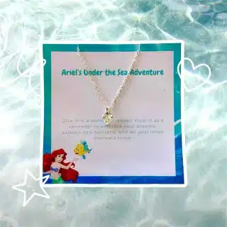 Ariel Themed Silver Necklace