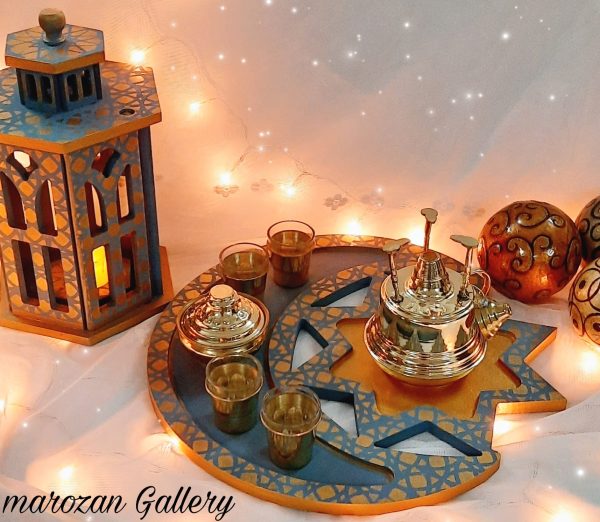 Ramadan tray 💙🤎📿🌙